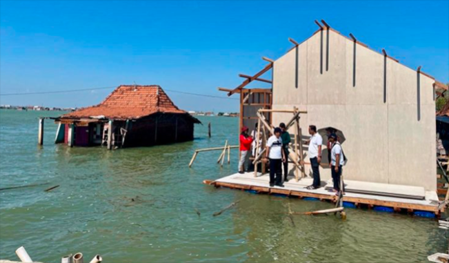 Ini Potret Rumah Apung di Sayung Demak Solusi Atasi Pemukiman Warga yang Terdampak Rob Bertahun-tahun